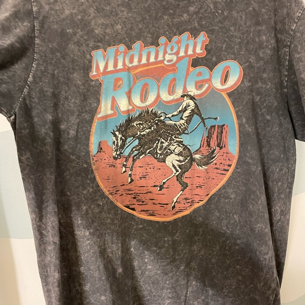 Midnight Rodeo Graphic Tee - Black